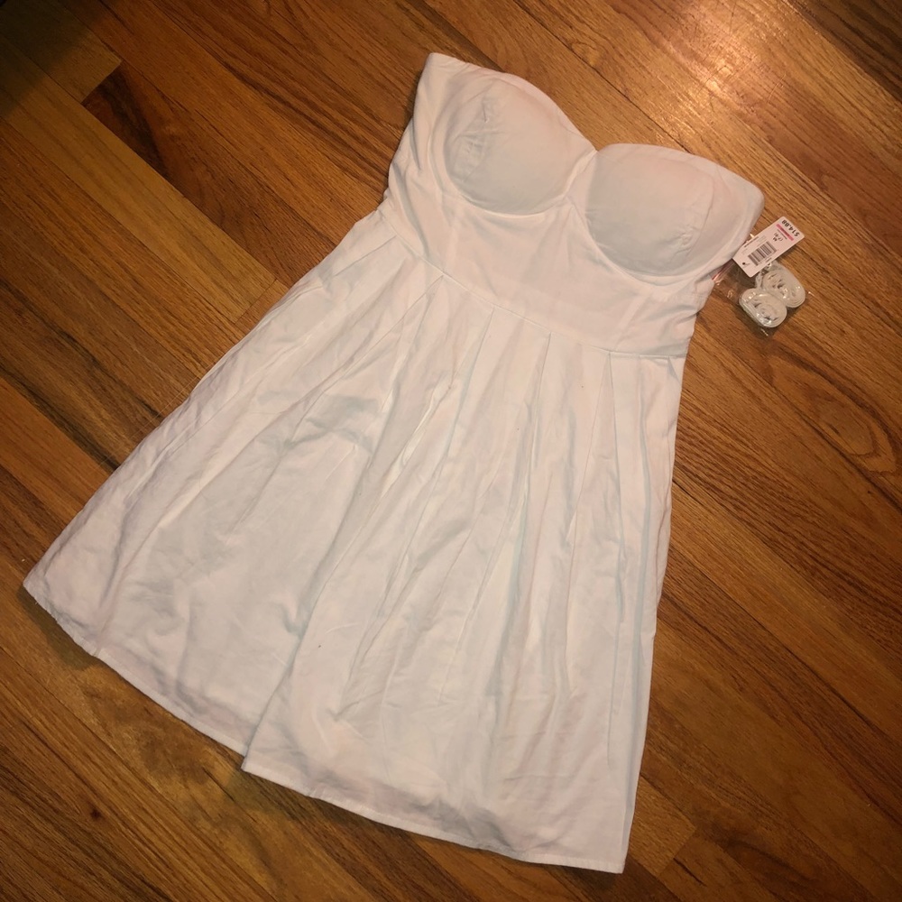 Mini white dress